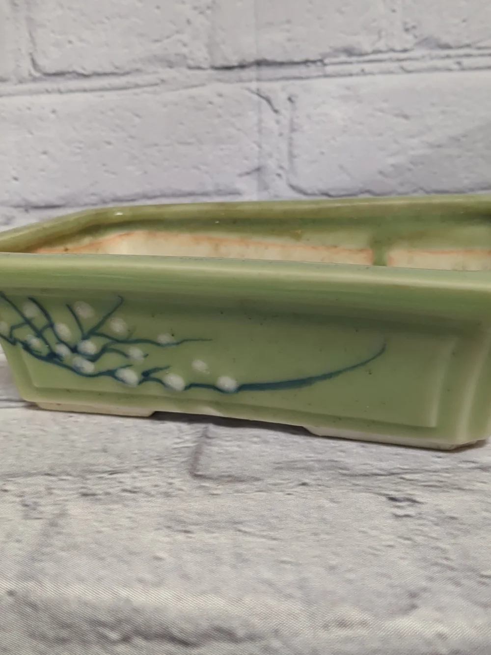 Vintage Japan 1930s Ceramic Stoneware Bonsai Planter Pottery